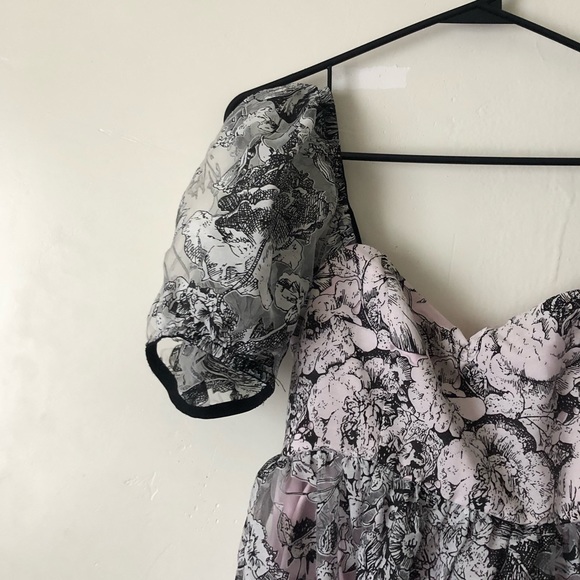 NWT Sugar Thrillz Floral Babydoll Dress - Picture 4 of 7